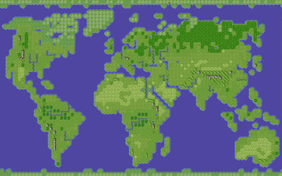 Civilization Earth map.