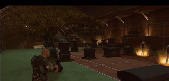 Eat Lead - Zombies in tennis court Eat Lead - Zombies in tennis court