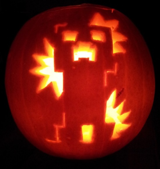 Creeper pumpkin